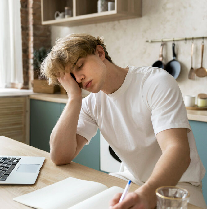 Student Taking Breaks during preparation